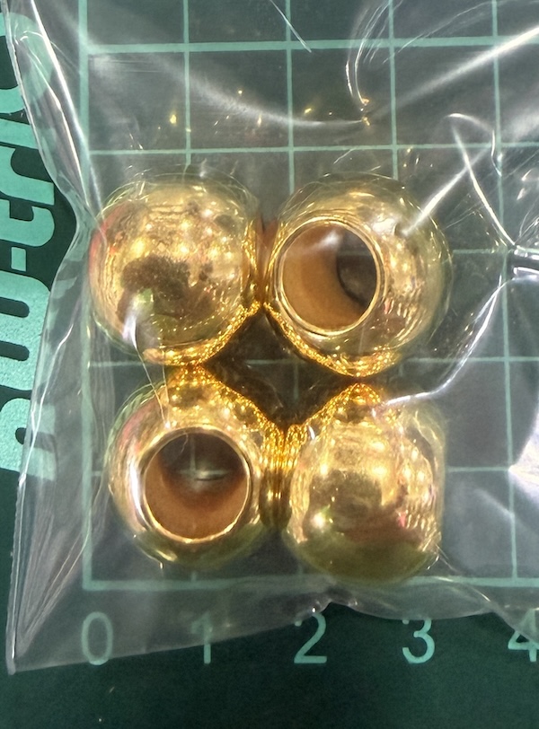 Bead 18mm Gold